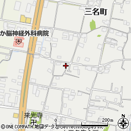 香川県高松市三名町周辺の地図