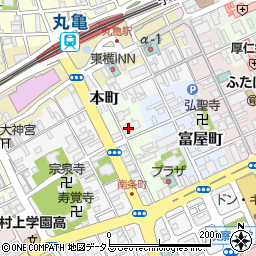 ロイヤルガーデン丸亀駅前管理室周辺の地図
