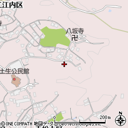 広島県尾道市因島土生町宇和部区甲周辺の地図