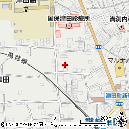 香川県さぬき市津田町津田986周辺の地図