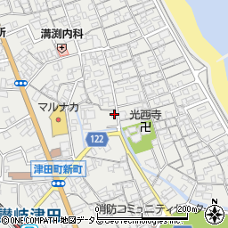 香川県さぬき市津田町津田1020周辺の地図
