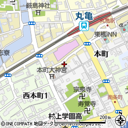 香川県丸亀市浜町55周辺の地図