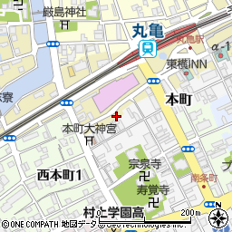 香川県丸亀市浜町53周辺の地図