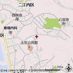 広島県尾道市因島土生町宇和部区1702周辺の地図