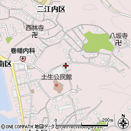 広島県尾道市因島土生町宇和部区丙周辺の地図