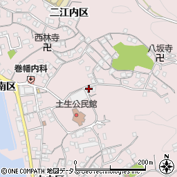 広島県尾道市因島土生町宇和部区丙周辺の地図