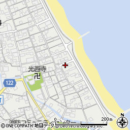 香川県さぬき市津田町津田1347-3周辺の地図