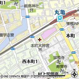 香川県丸亀市浜町75-1周辺の地図