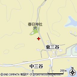 和歌山県紀の川市中三谷809周辺の地図