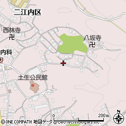 広島県尾道市因島土生町宇和部区1645周辺の地図