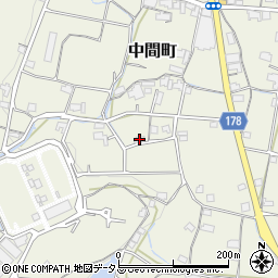 香川県高松市中間町1244周辺の地図