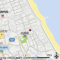 香川県さぬき市津田町津田1232周辺の地図