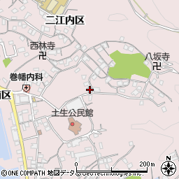 広島県尾道市因島土生町宇和部区1652周辺の地図