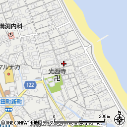 香川県さぬき市津田町津田1232-1周辺の地図