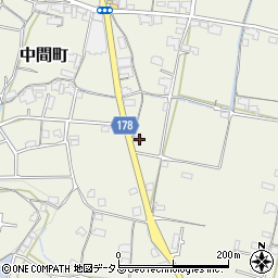 香川県高松市中間町321周辺の地図