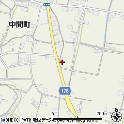 香川県高松市中間町321周辺の地図