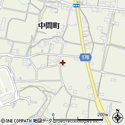 香川県高松市中間町1270周辺の地図
