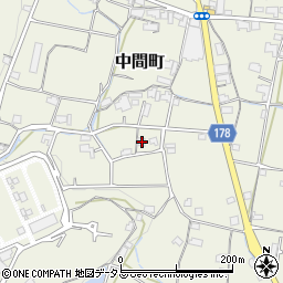 香川県高松市中間町1266周辺の地図