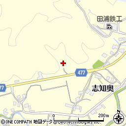 兵庫県南あわじ市志知奥444周辺の地図