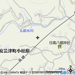 広島県東広島市安芸津町小松原周辺の地図