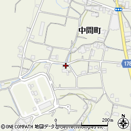 香川県高松市中間町1231周辺の地図