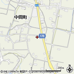 香川県高松市中間町1281周辺の地図