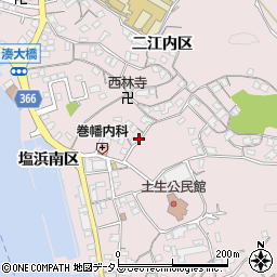 広島県尾道市因島土生町宇和部区1661-10周辺の地図