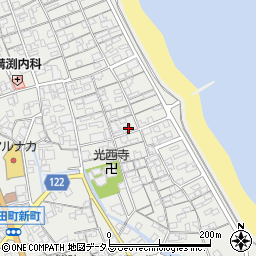 香川県さぬき市津田町津田1230周辺の地図