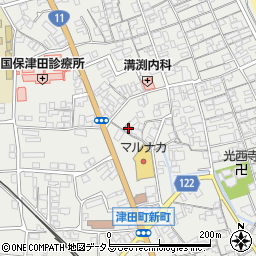 香川県さぬき市津田町津田1004周辺の地図
