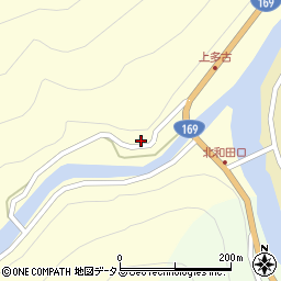 奈良県吉野郡川上村上多古34周辺の地図