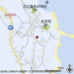 三重県志摩市大王町名田周辺の地図