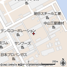 中山三星建材株式会社　丸亀工場周辺の地図