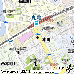 香川県丸亀市浜町45-1周辺の地図