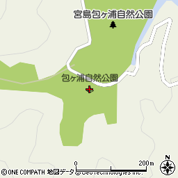 宮島包ヶ浦自然公園周辺の地図