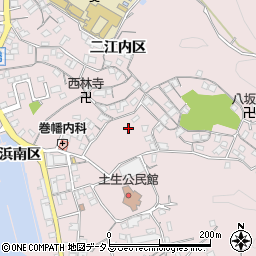 広島県尾道市因島土生町宇和部区1606周辺の地図
