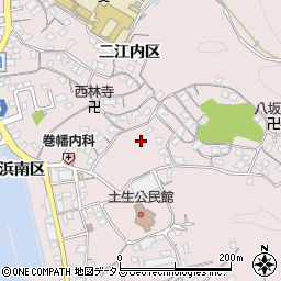 広島県尾道市因島土生町宇和部区1606周辺の地図