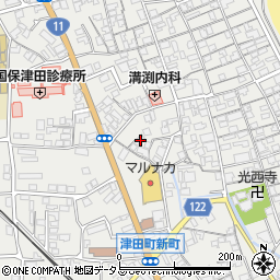 香川県さぬき市津田町津田1004-6周辺の地図