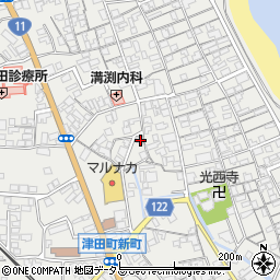 香川県さぬき市津田町津田1043-1周辺の地図