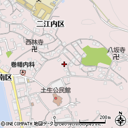 広島県尾道市因島土生町宇和部区1648周辺の地図