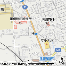 香川県さぬき市津田町津田1663-5周辺の地図