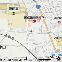 香川県さぬき市津田町津田1684-6周辺の地図