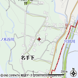 和歌山県紀の川市名手下128周辺の地図