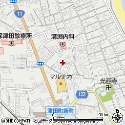 香川県さぬき市津田町津田1045-1周辺の地図