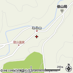 俵山温泉　町の湯周辺の地図