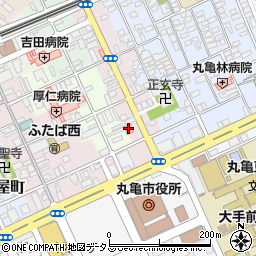 セブンイレブン丸亀葭町店周辺の地図