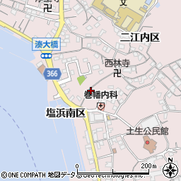 広島県尾道市因島土生町宇和部区1664-2周辺の地図