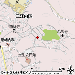 広島県尾道市因島土生町宇和部区1613-1周辺の地図