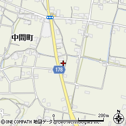 香川県高松市中間町1279周辺の地図