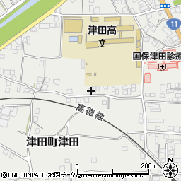 香川県さぬき市津田町津田1711-6周辺の地図