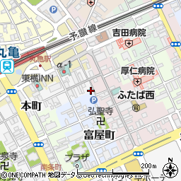 香川県丸亀市本町1周辺の地図